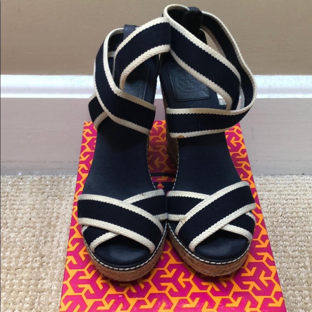 Tory Burch wedge espadrilles